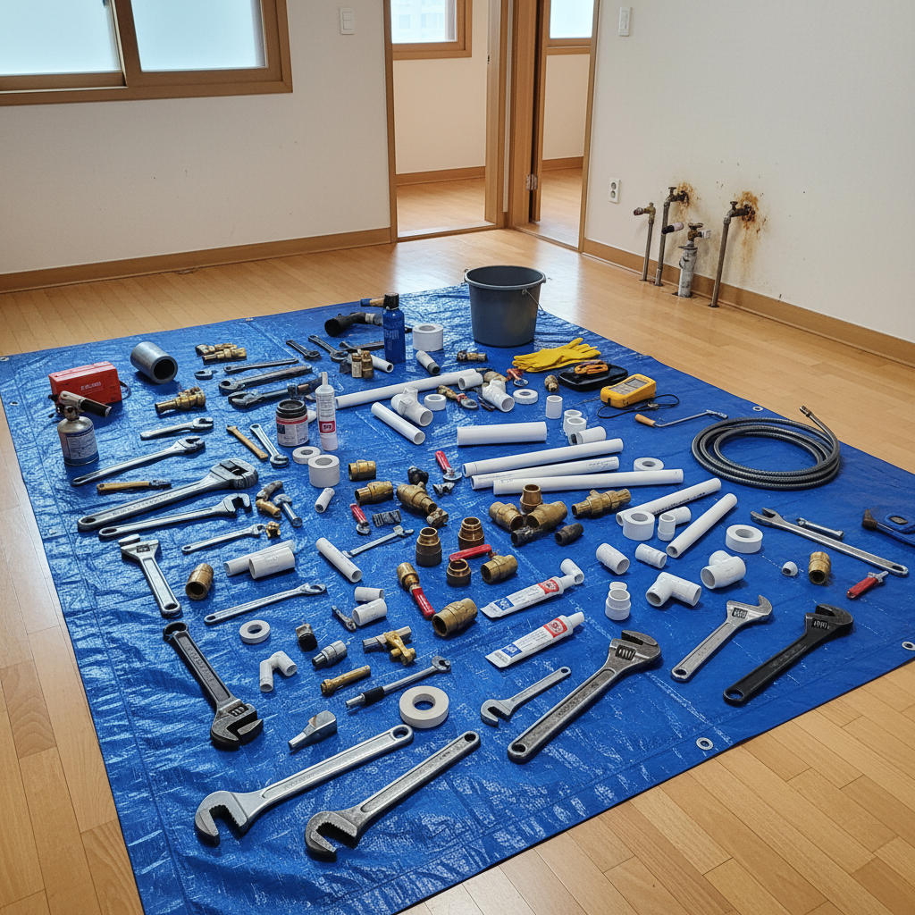 동작구 20년 구축 아파트의 변신: 노후 배관과 수전 교체 현장 보고서